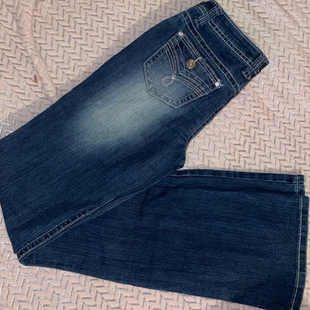 Whitewash jeans